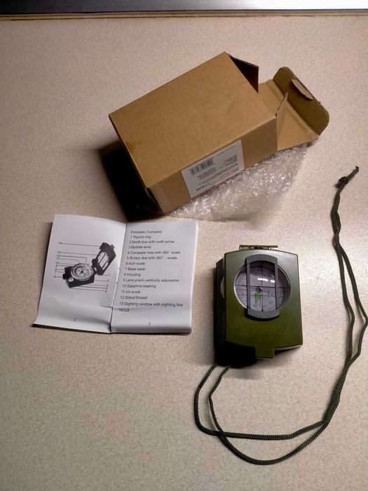 Kompas - Busola/ Wojskowy -Turystyczny -Pryzmatyczny -Mapowy