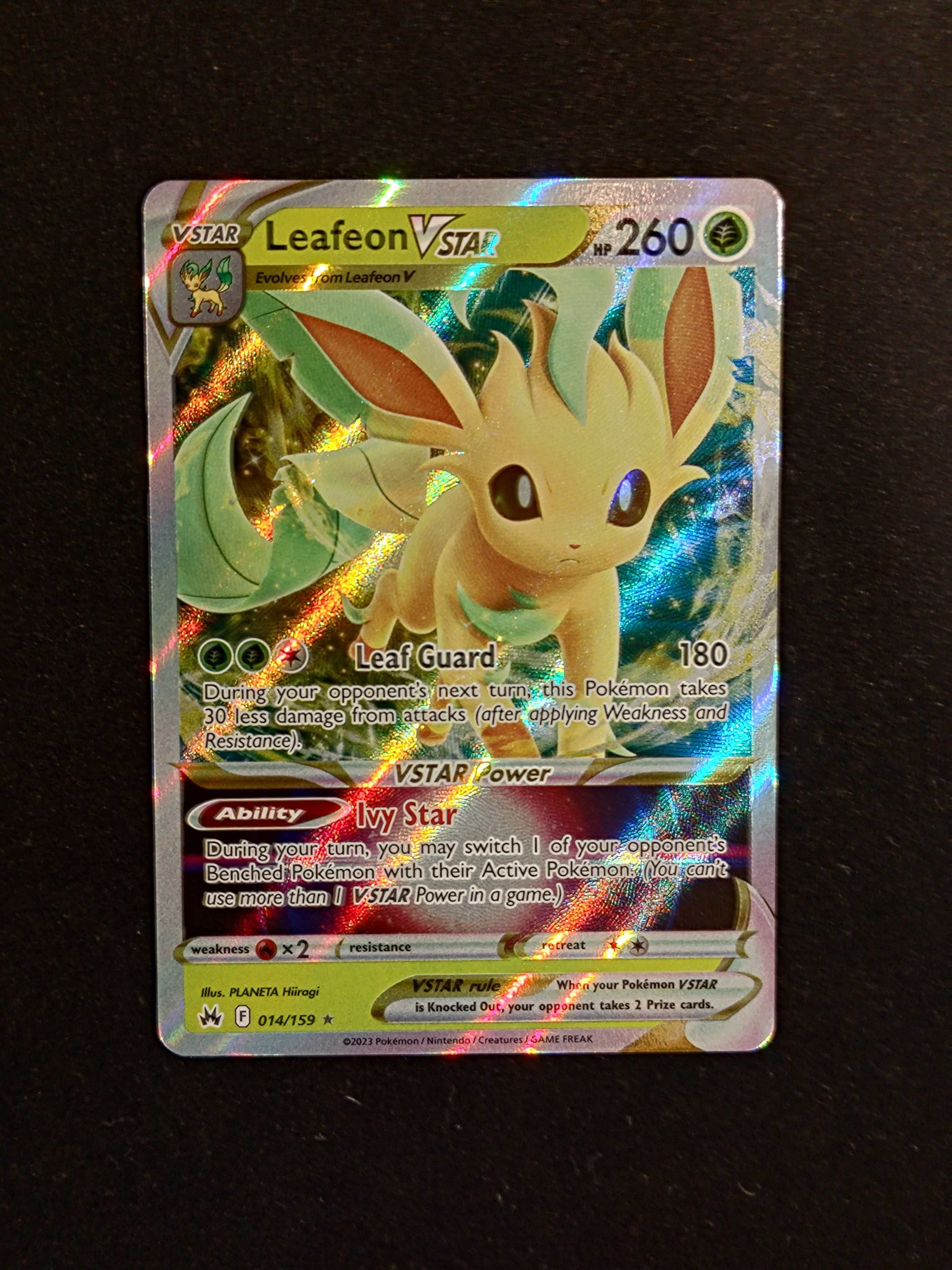 Karta Pokemon - Leafeon Vstar Crown Zenith oryginalna