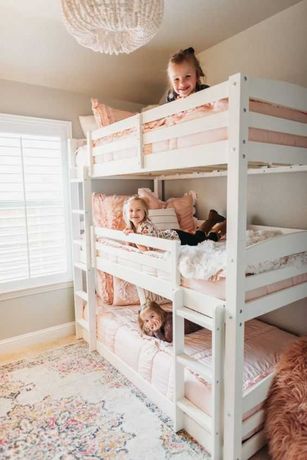 двухъярусная кровать для троих детей,  кровать для четверых детей