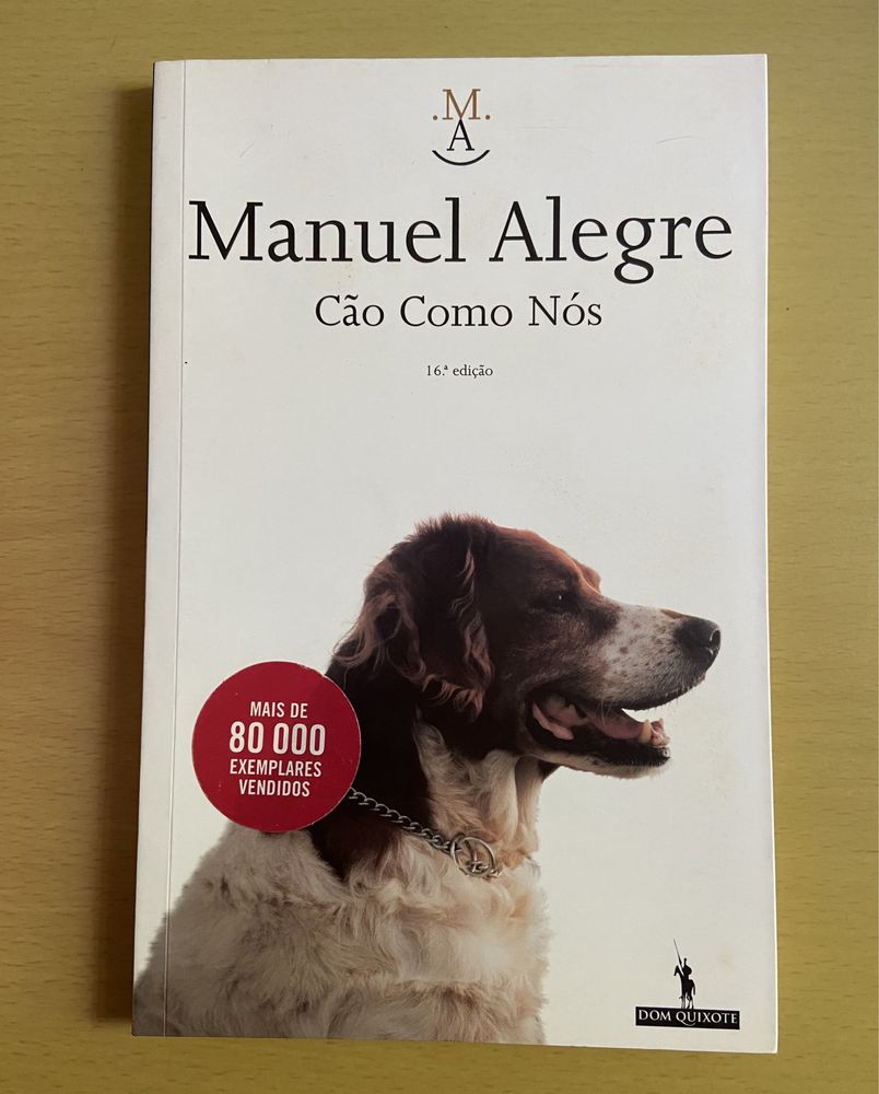 Livro “Cão Como Nós” - Manuel Alegre