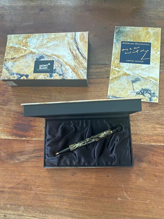 Caneta Mont Blanc Oscar Wild edição limitada