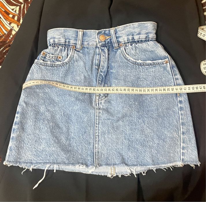 Джинсова спідниця міні xs