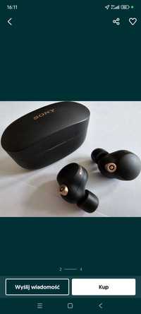 Słuchawki dokanałowe Sony WF-1000 XM4