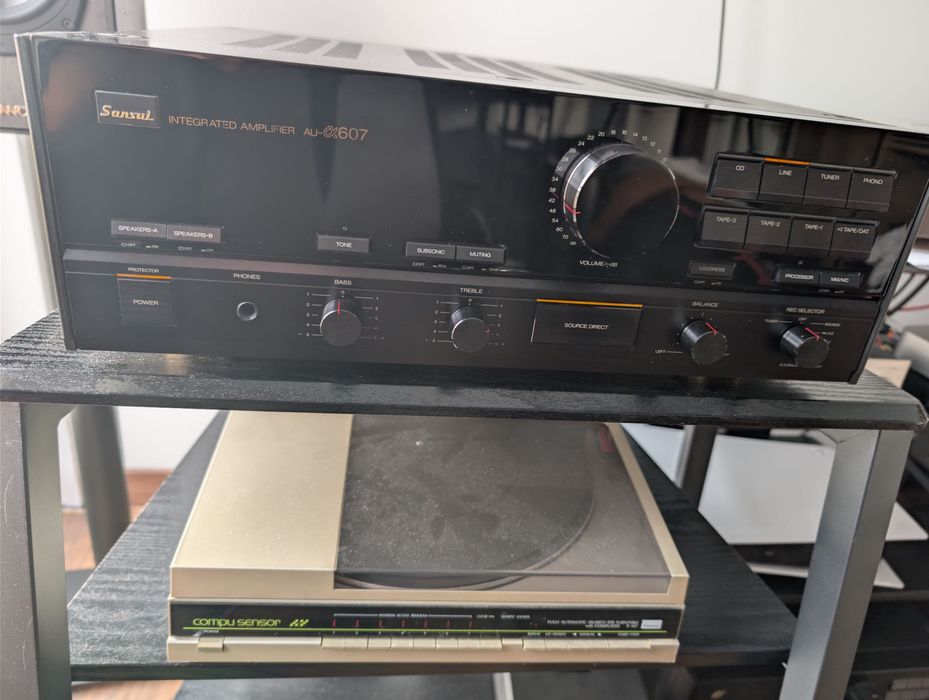 SANSUI AU - α 607 wzmacniacz stereo high-end retro vintage
