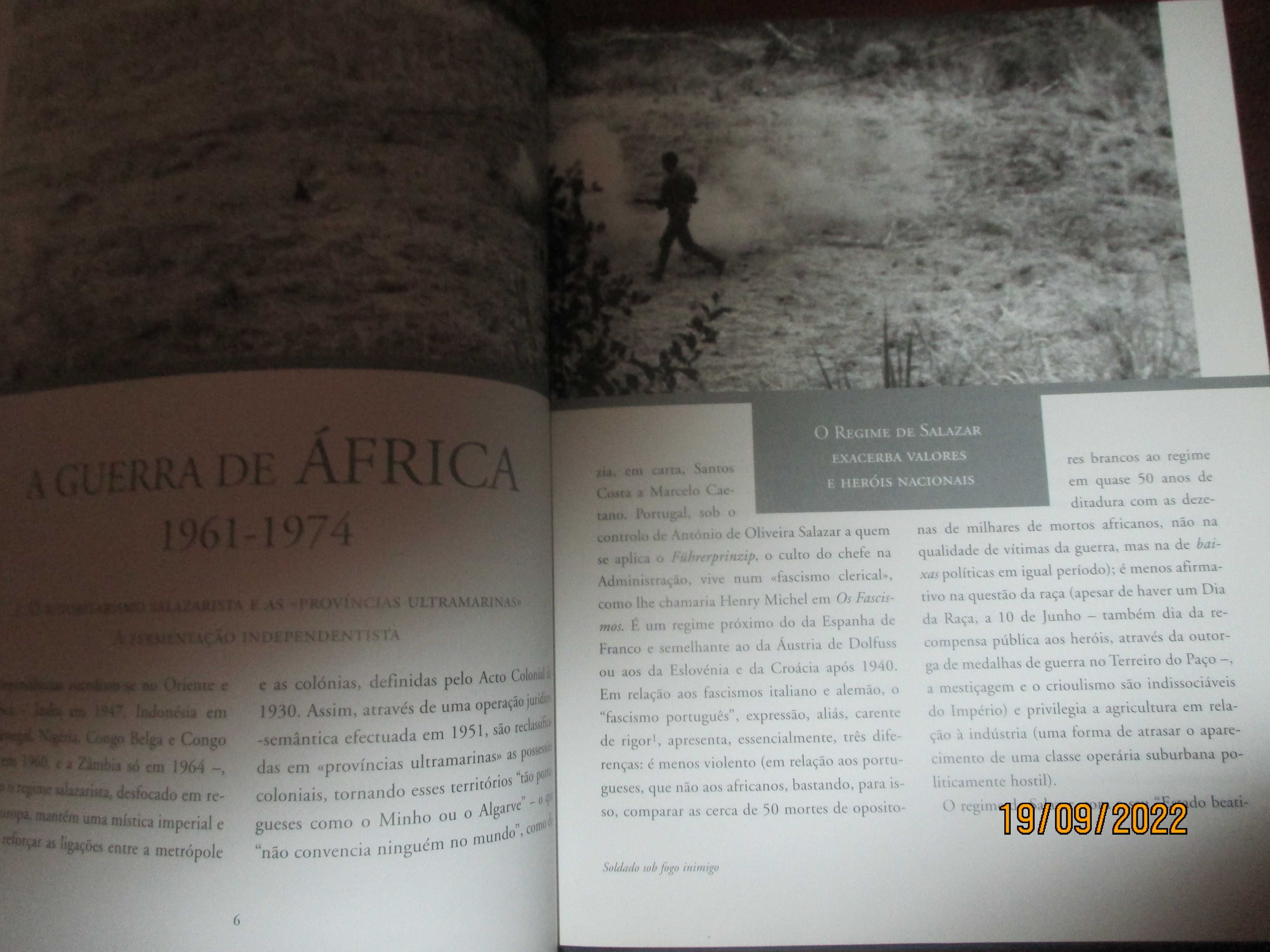 Livro - Guerra de àfrica - Angola - Batalhas da História de Portugal