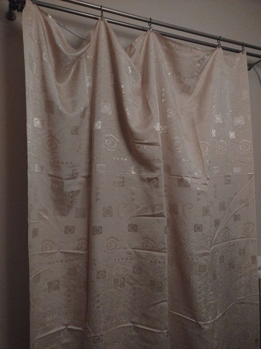 Zasłonka 240x140 cm złota