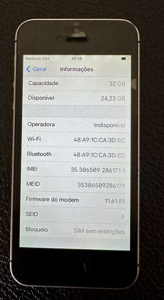 iPhone SE 1ª Edição 32GB