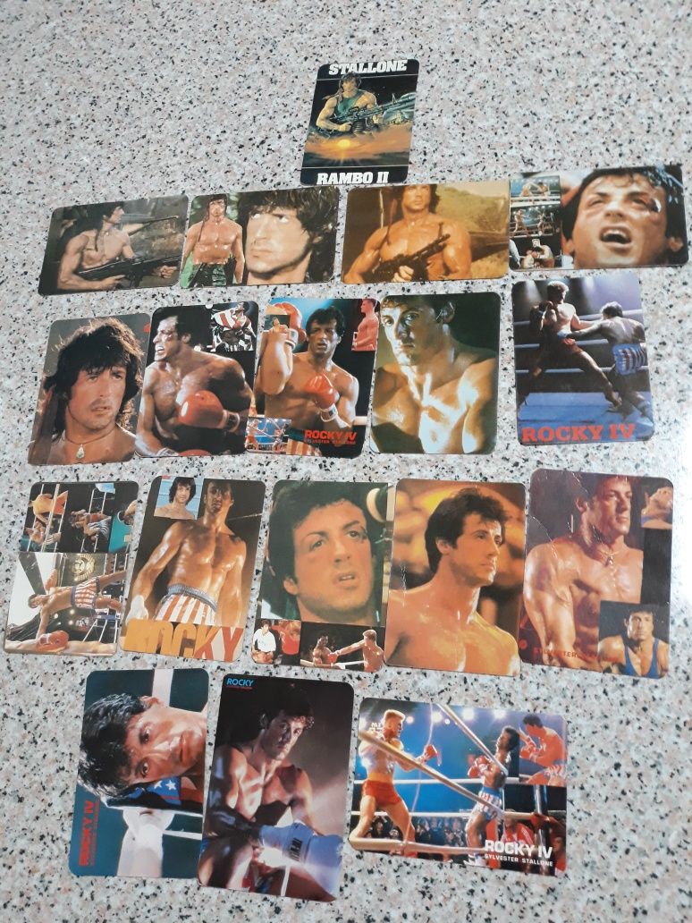 Conjunto variado de cromos