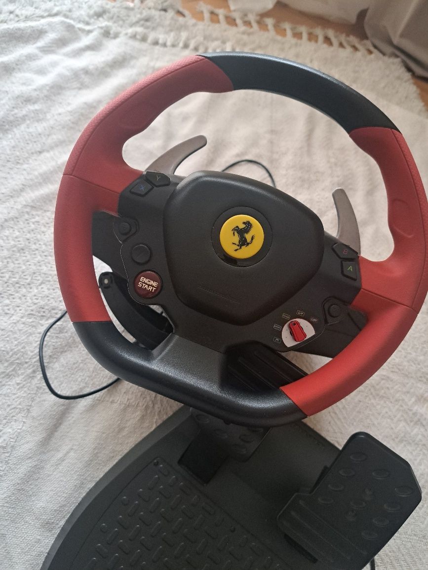 Kierownica I pedały do gier ferrari