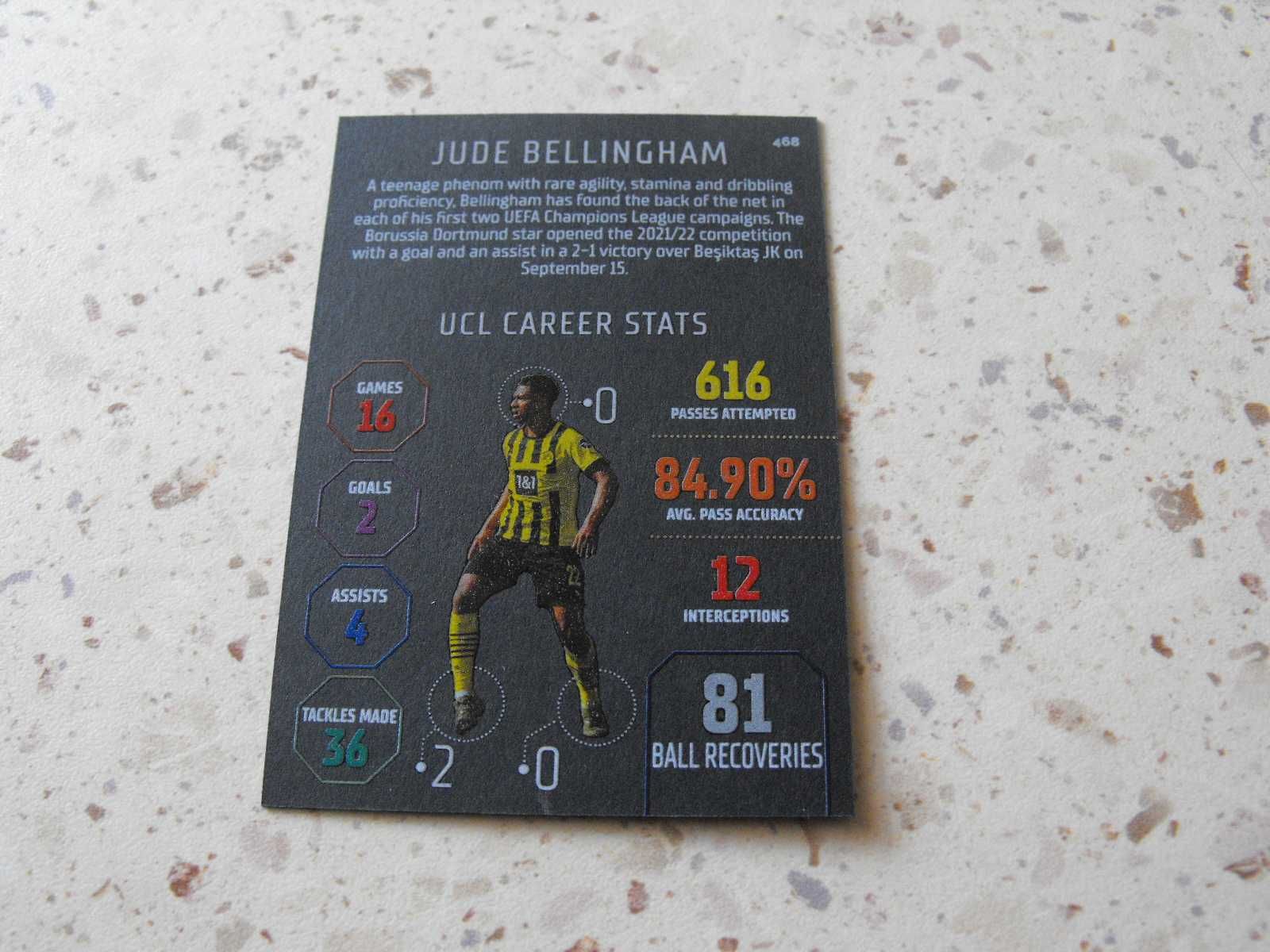 BLACK EDGE EDITION Bellingham topps Match Attax 2022/23