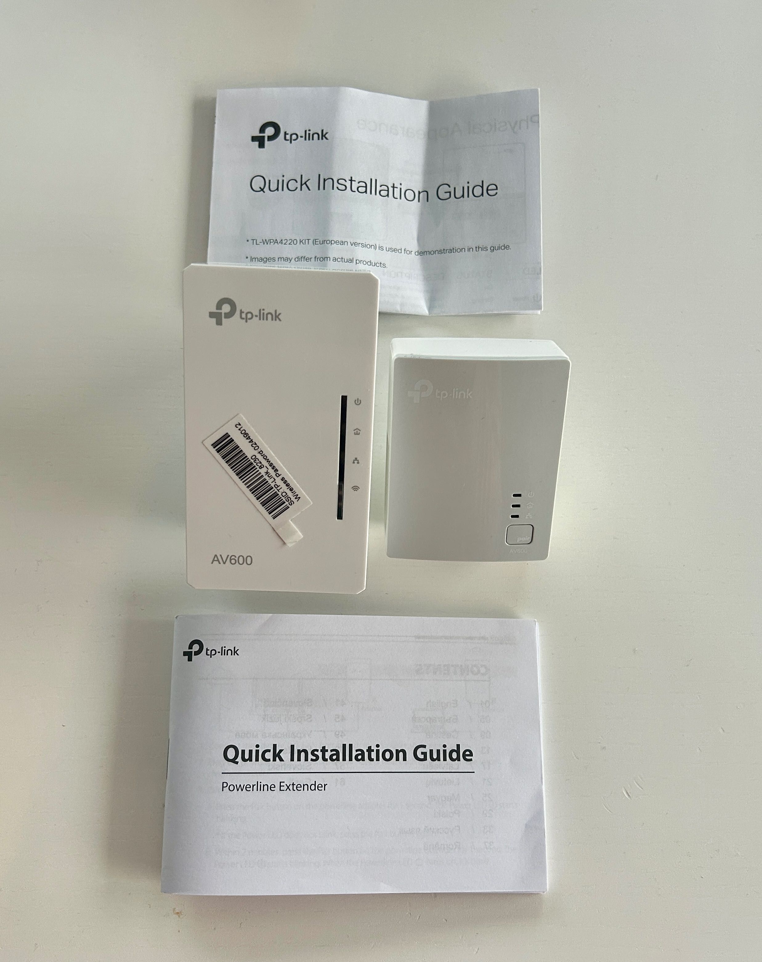 Zestaw transmiterów sieciowych AV600 TP-LINK TL-WPA4221 KIT