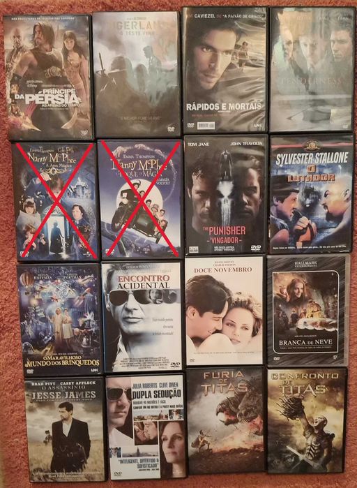 DVD's - Vários - como novos