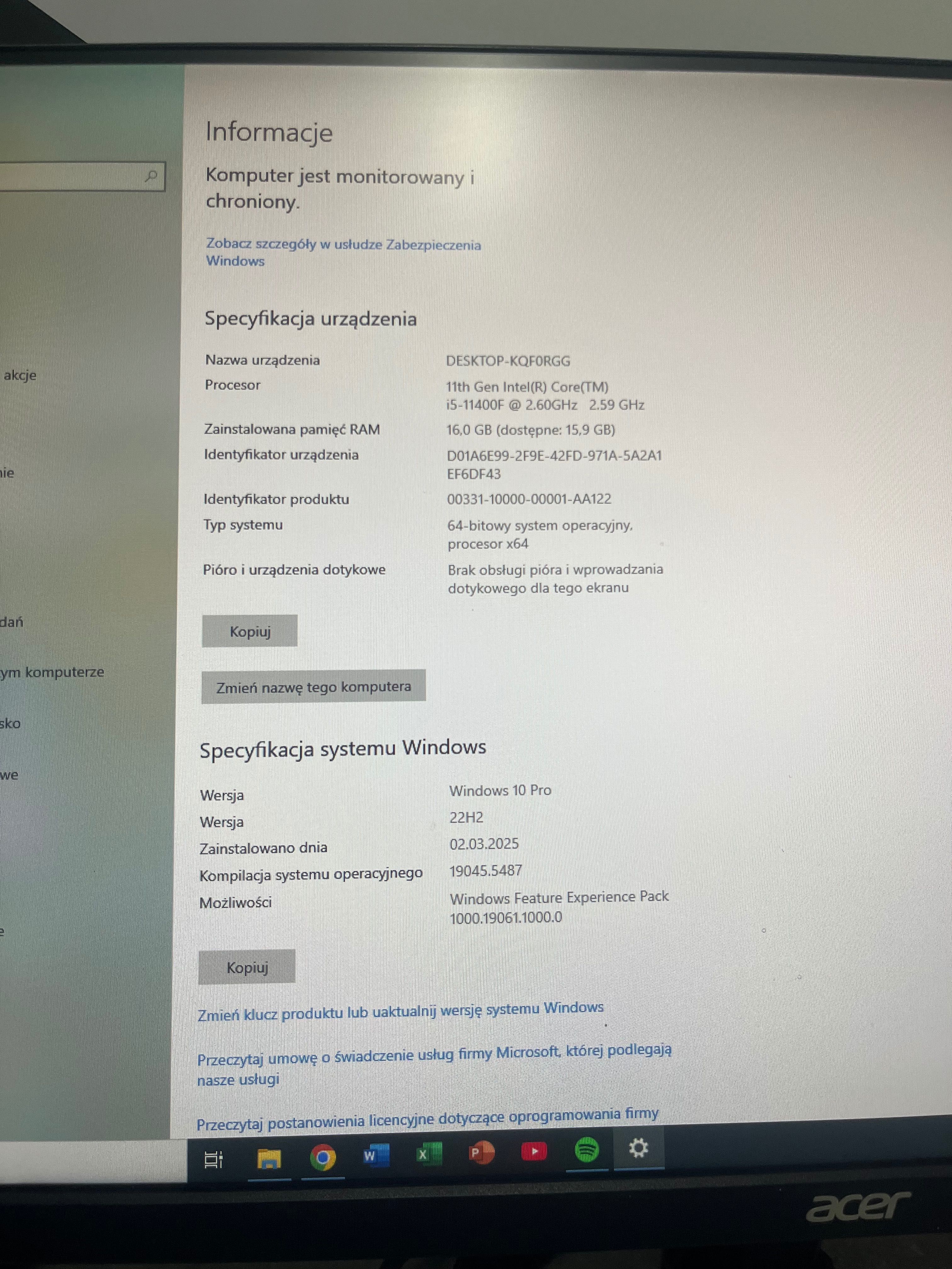 OKAZJA PC + monitor