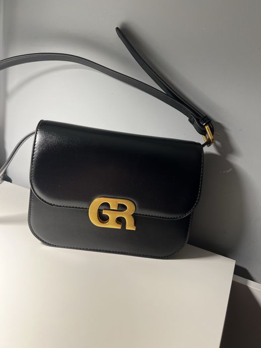 OKAZJA ! Stan idelany! Elegancka czarna torebka-listonoszka Gino Rossi