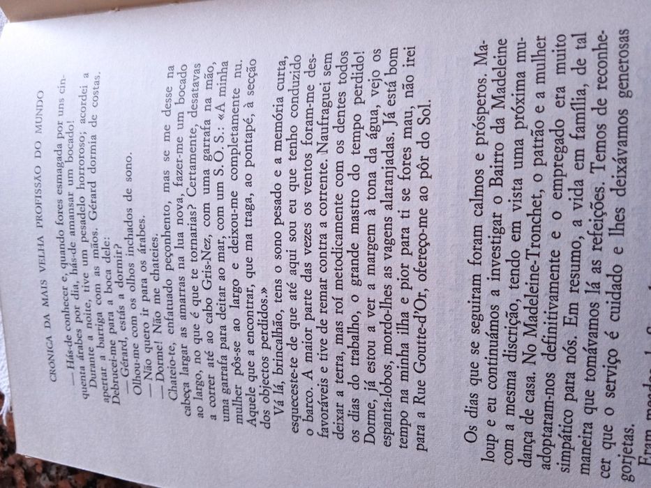 Crónica da mais velha profissão do Mundo.