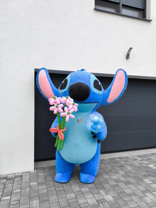 Вітання Поздравление Лабубу Белого белый Мишка Панда Стич Зайка Тедди