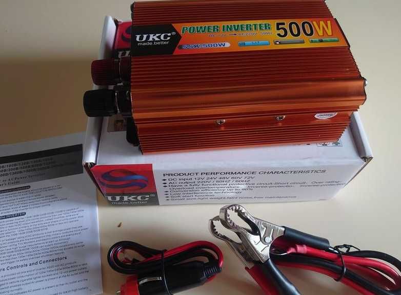 Преобразователь рowerоne plus 12v 220v 500w