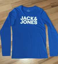 Jack&Jones, niebieska bawełniana bluzka, rozmiar 170/176, jako męski S