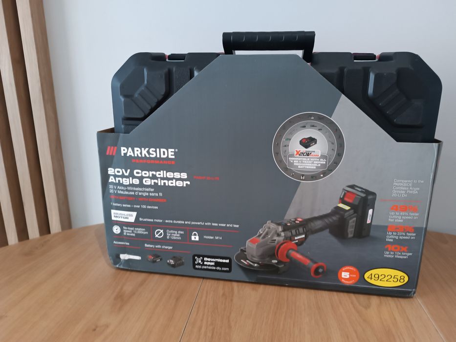 Szlifierka Parkside PWSAP 20-Li F6