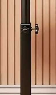 Наддиванний овалний столик на ніжці