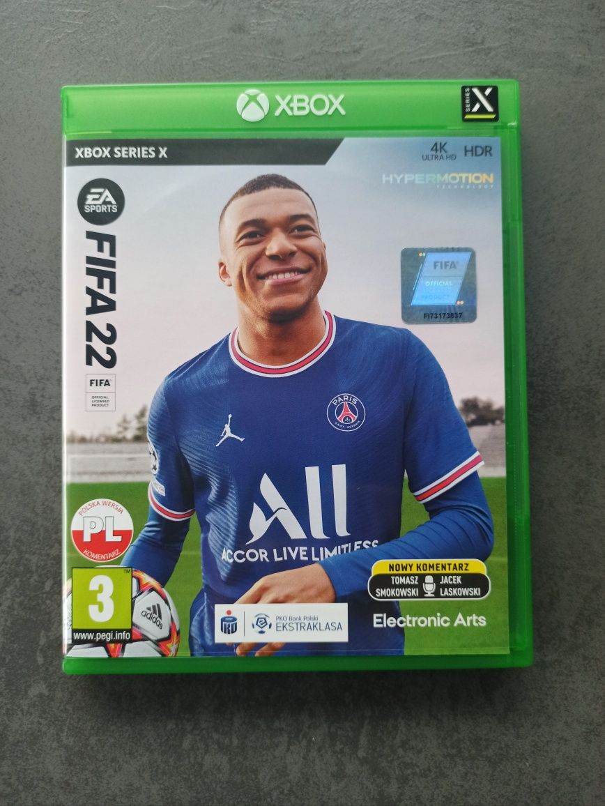 Gra FIFA22 XBOX Series X Nowa