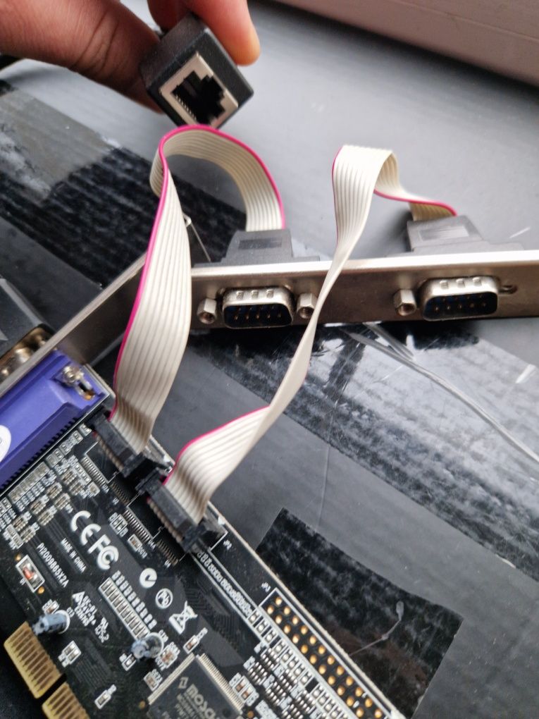 Kontroler 2x COM RS-232 / LPT MOSCHIP Manhattan na PCI