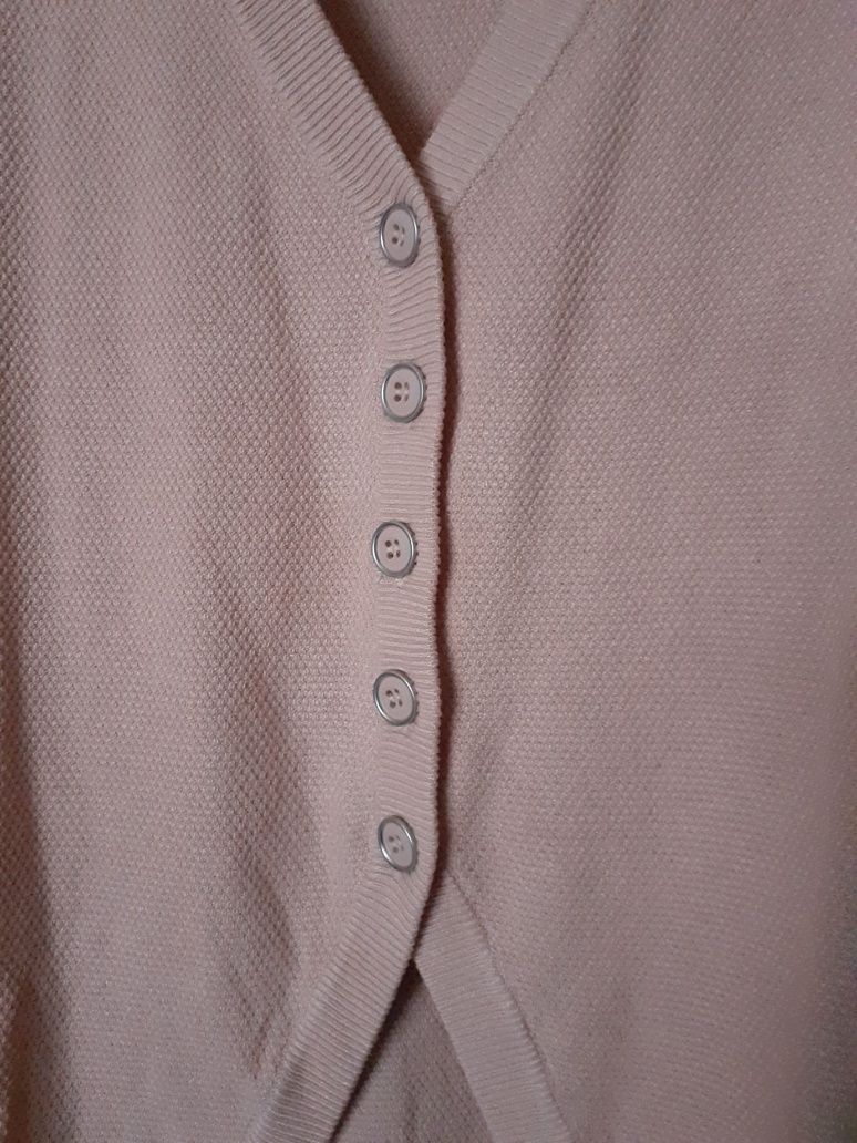 Bonprix różowy sweter kardigan oversize 44/46
