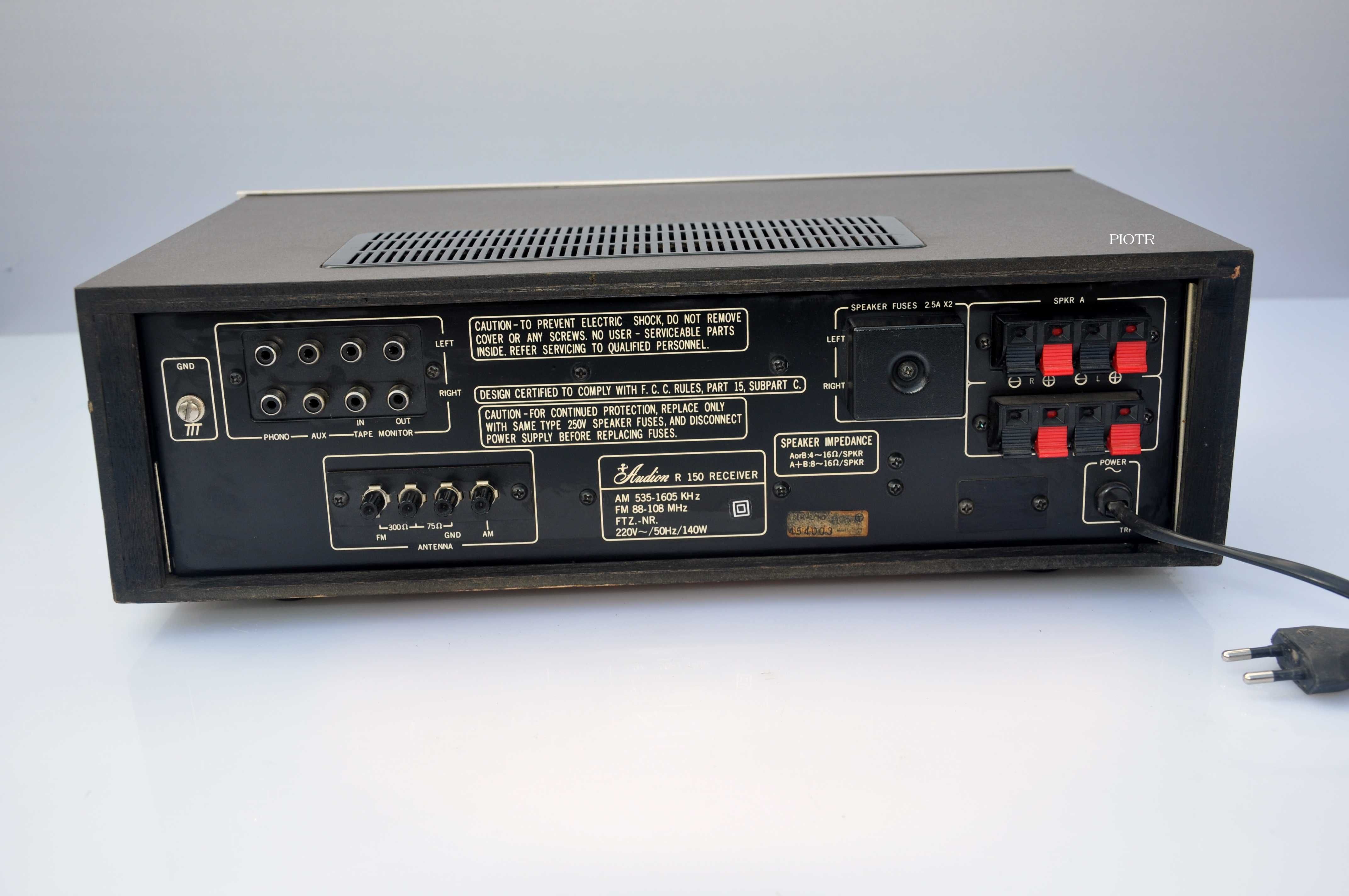 Amplituner Audion R150.Wspaniały dźwięk.Vintage.