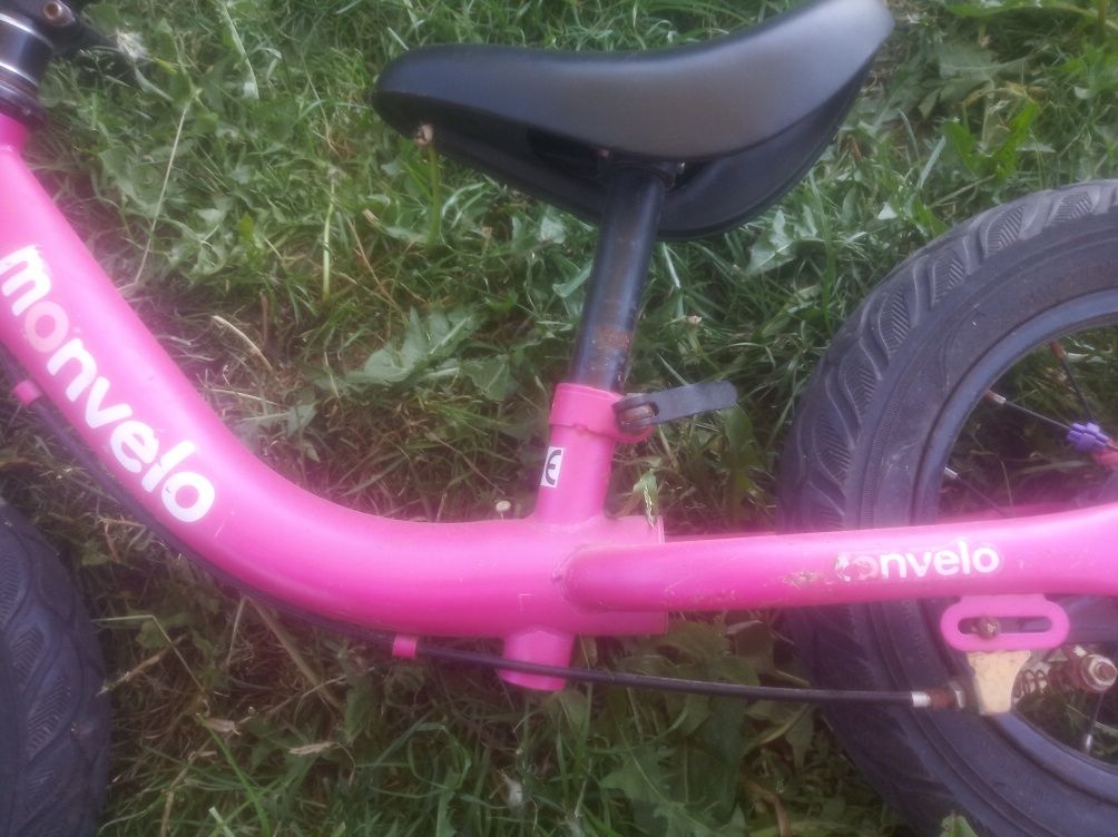 Rowerek biegowy różowy Lonevo