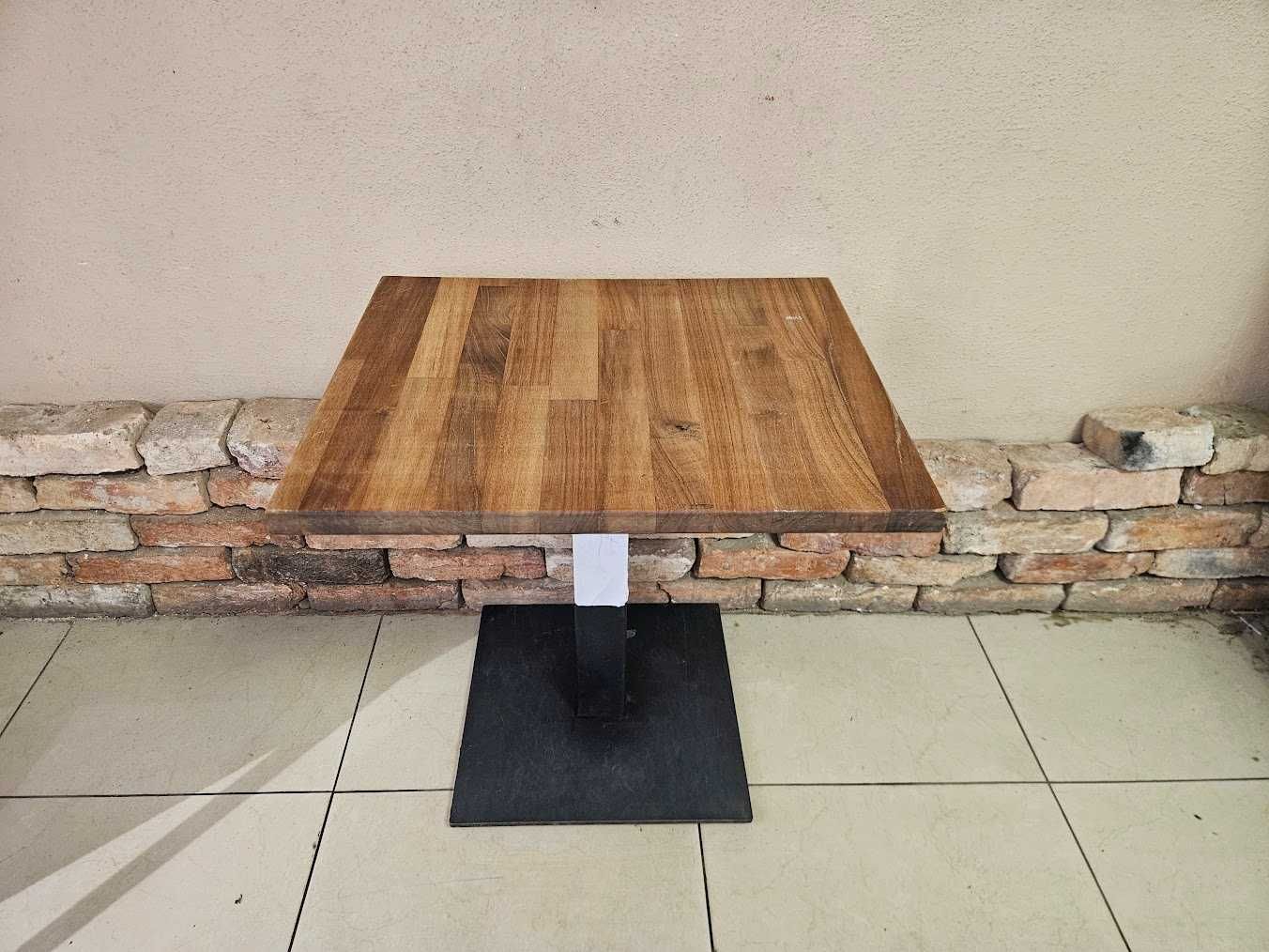 Stolik niski 50x60 z dębowym blatem – idealny do loży  6 Szt.