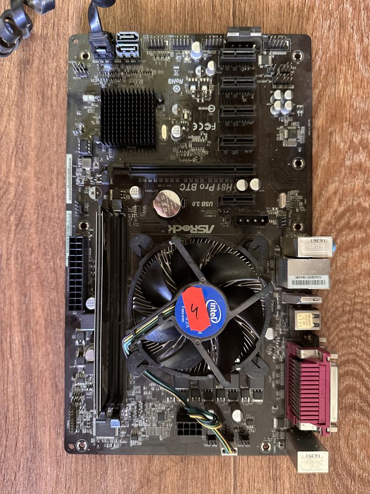 Материнская плата Asrock H 81 , H 110 Pro BTC +