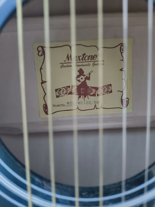 Гітара акустична Maxtone з чехлом+ ремінь stagg