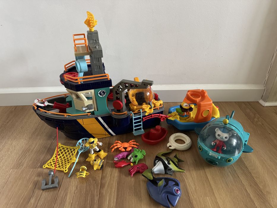 Fisher-Price Imaginext Statek łódź oceaniczna wraz z dodatkami