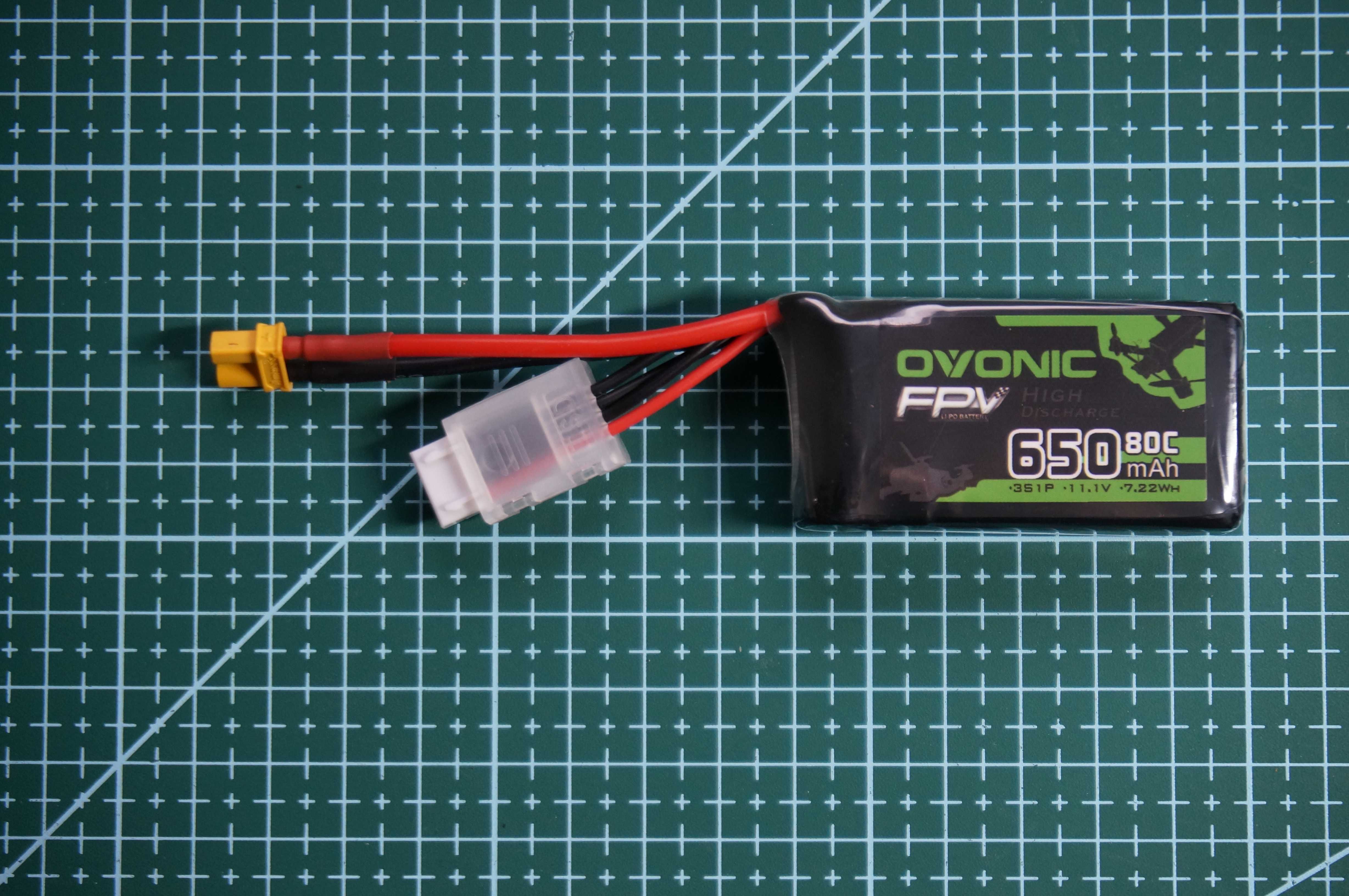 Аккумуляторы 6s 1550mAh 100-200c xt60 ovonik