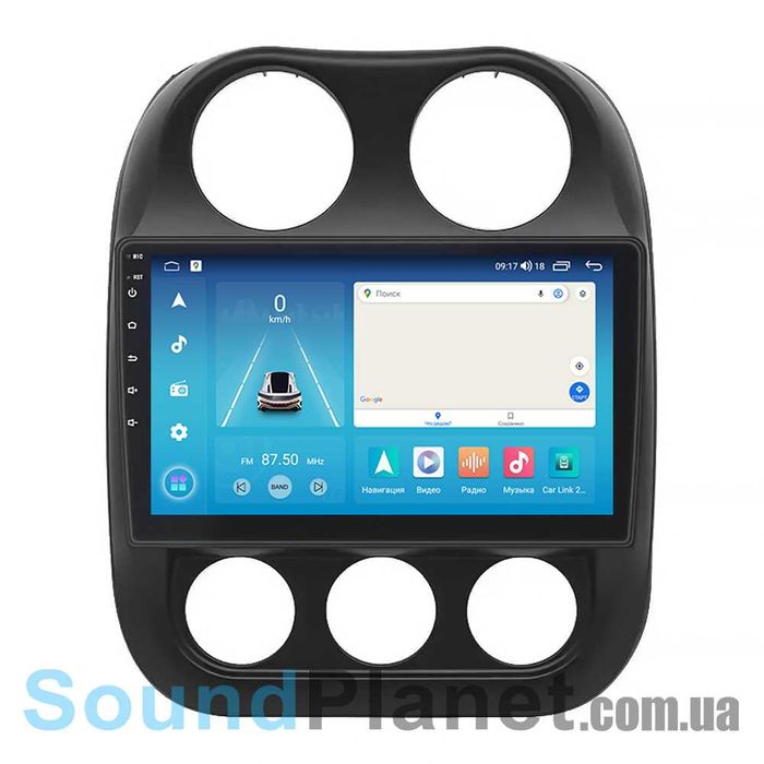 Магнітола Jeep Compass,Patriot-CarPlay,Q-Led,слот під SIM