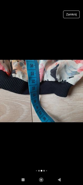 Pull&bear bluzka damska 36 S na zamek w kwiaty mgiełka koszula damska