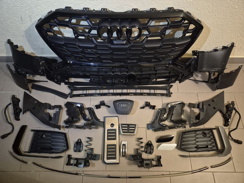 Запчастини Audi ауді A6 C8 бампер фонарі кронштейн решітка захист