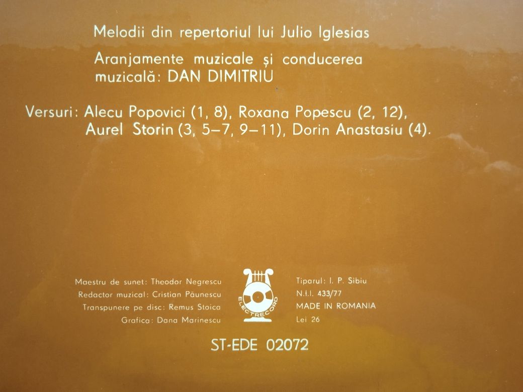 Dorin Anastasiu Sint Un Copil winyl