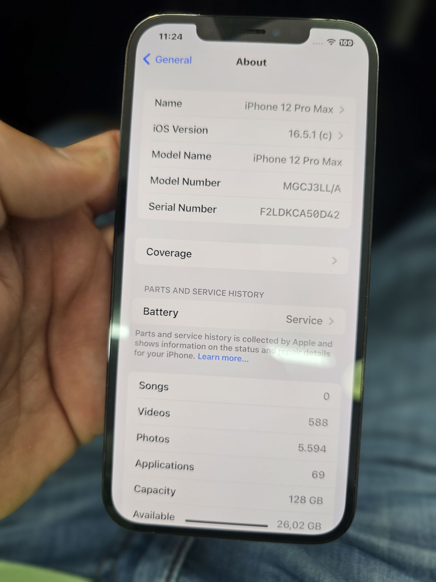 Iphone 12 pro max...128gb