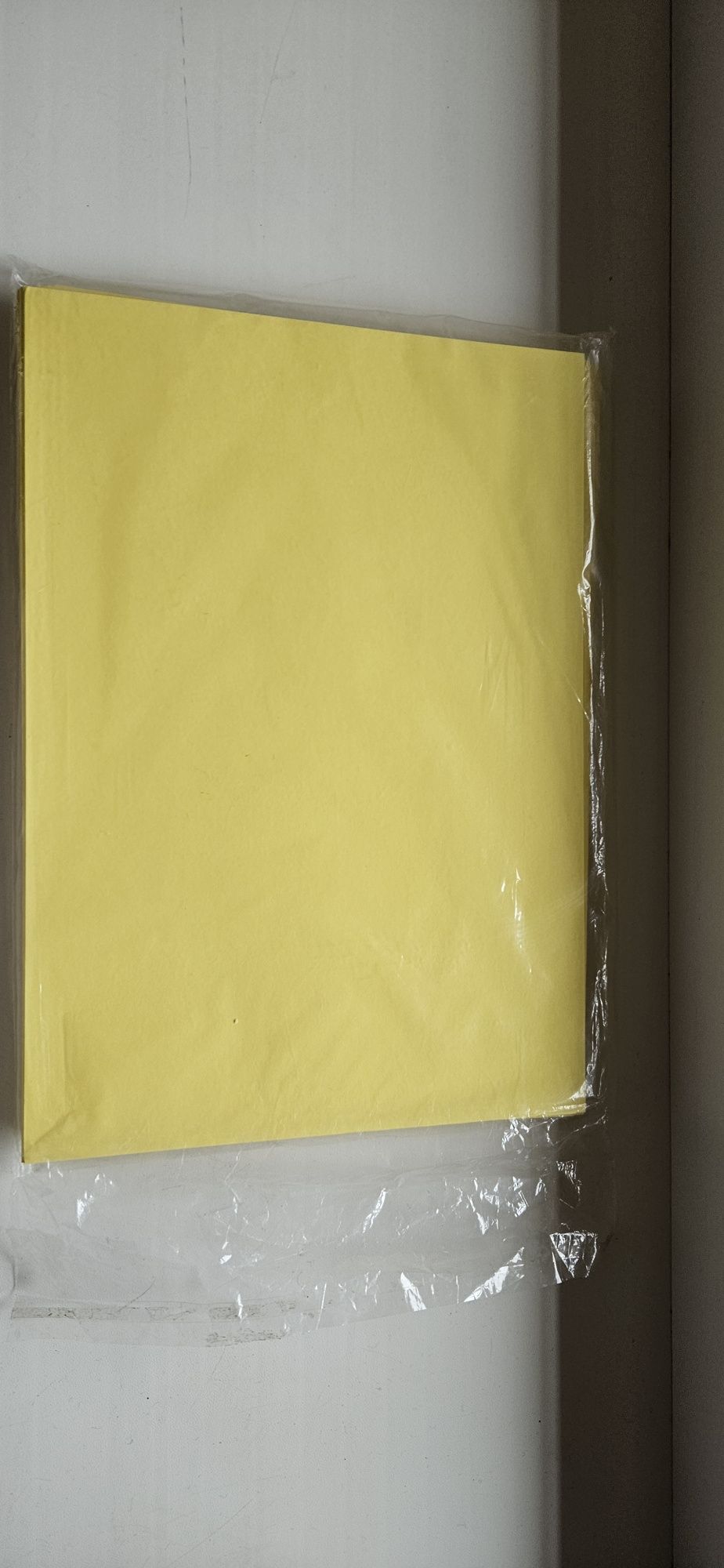 Жовтий щільний папір А4