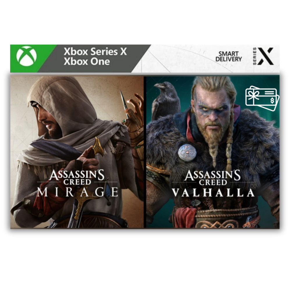 Assassin’s Creed Mirage + Valhalla Zestaw 2 gry Xbox One / Series