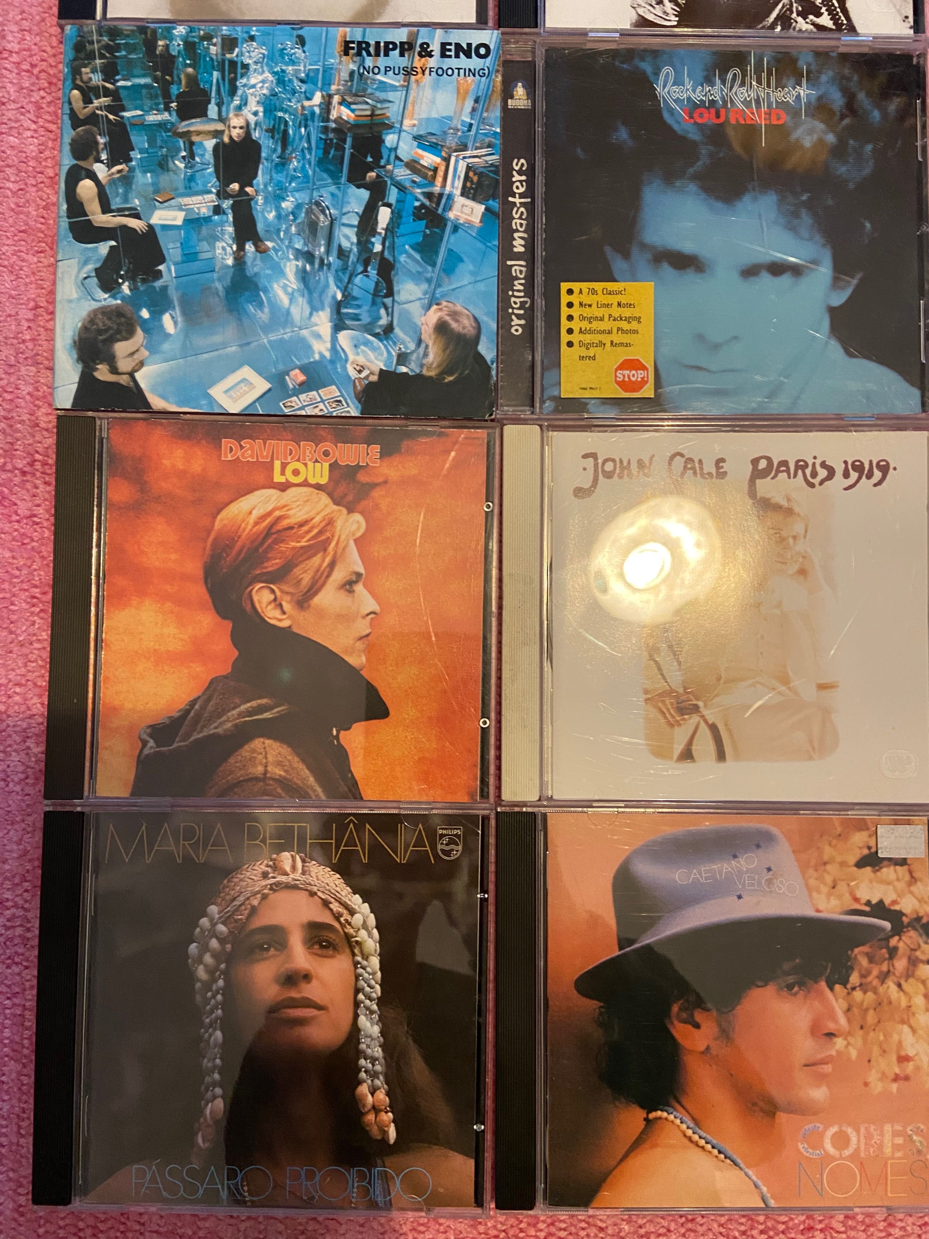 CD’s de música pop e brasileira MPB