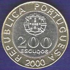Portugal, série ou set completo moedas escudo de 2000 novas