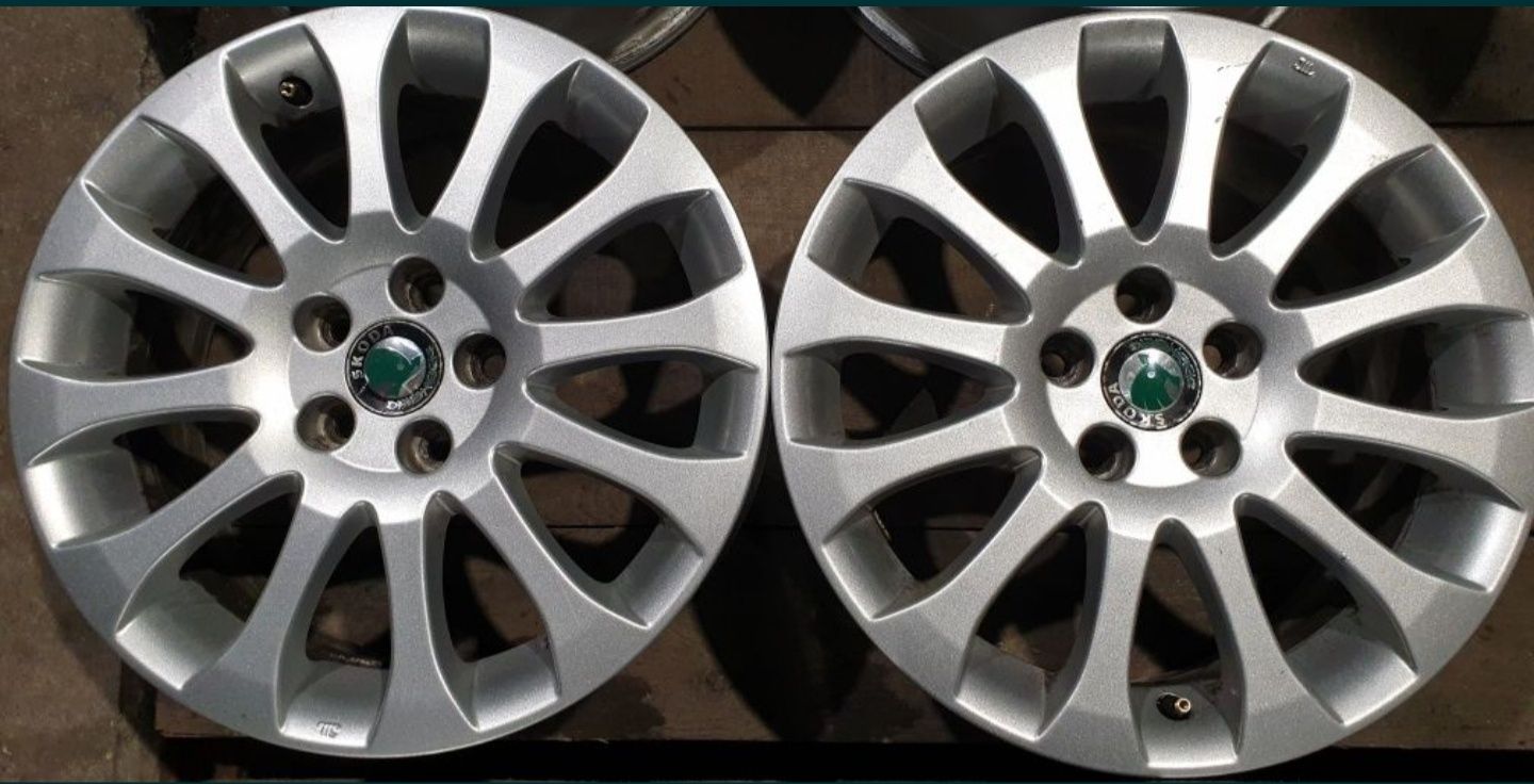 Alufelgi 16 5x100 6.5J ET 43 Skoda Monte Carlo Rommster RS oryginalne