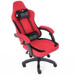 Fotel Gamingowy Infini System kolor czerwony z tkaniny