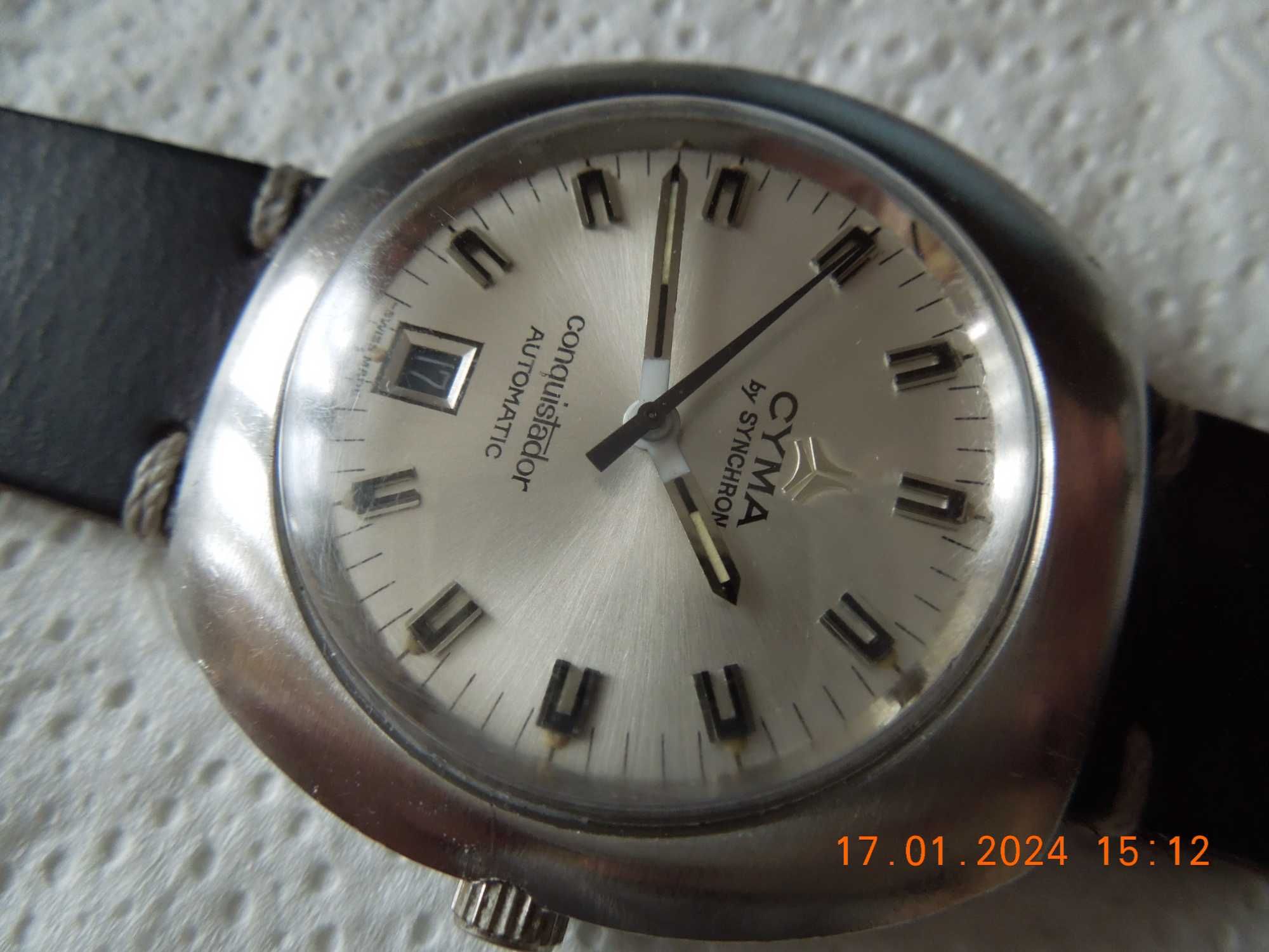 zegarek cyma automatic
