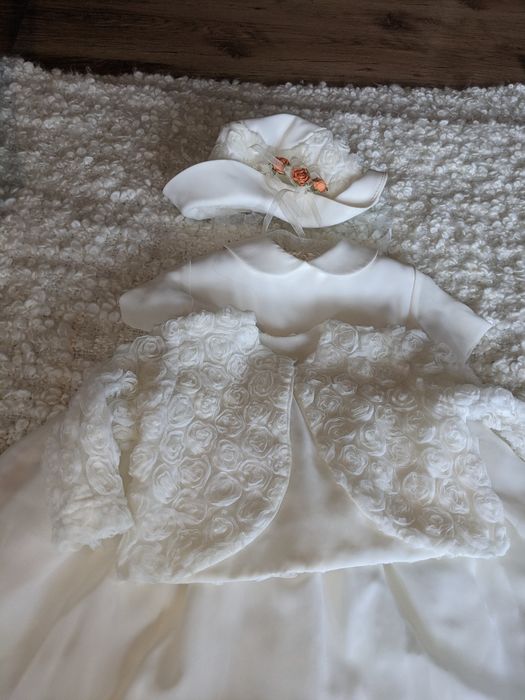 Sukienka  chrzciny Daga 74 80