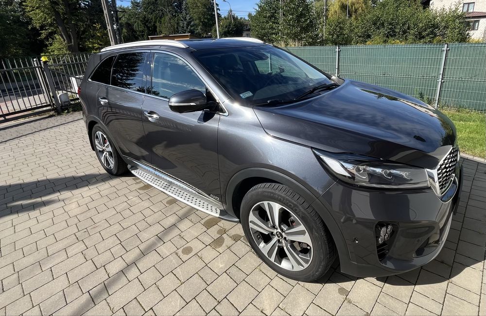 Kia Sorento GT-Line 2,2 crdi 174600 km, 2019 rok serwis aso do końca