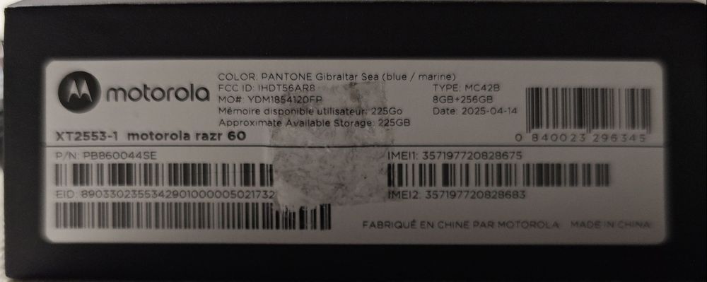 Motorola razr 60 XT2553-1 8/256 GB
