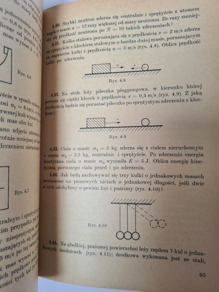 Zbiór zadań z fizyki dla klasy pierwszej - Książka